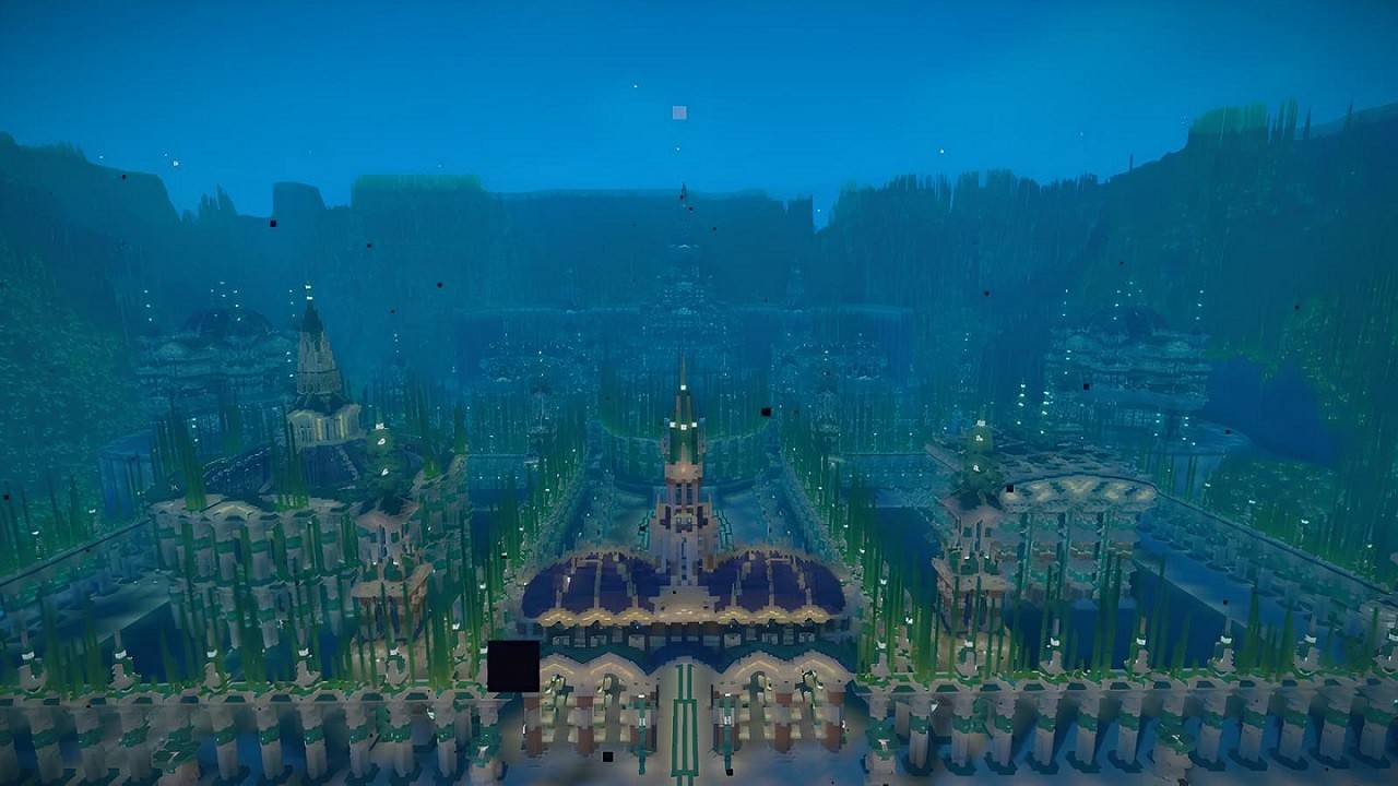 Underwater Castle Minecraft