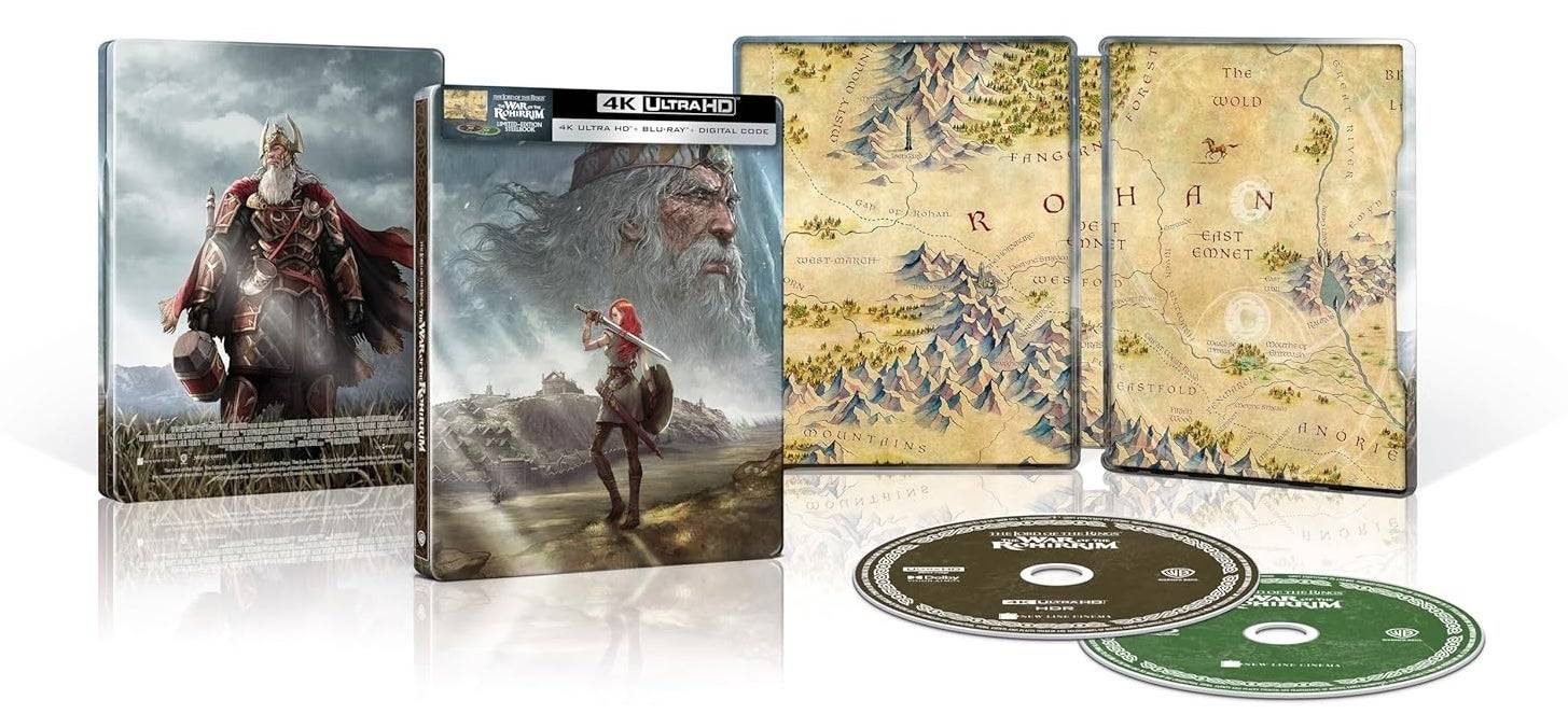 The Lord of the Rings: The War of the Rohirrim - Steelbook (4k Uhd + Digital)