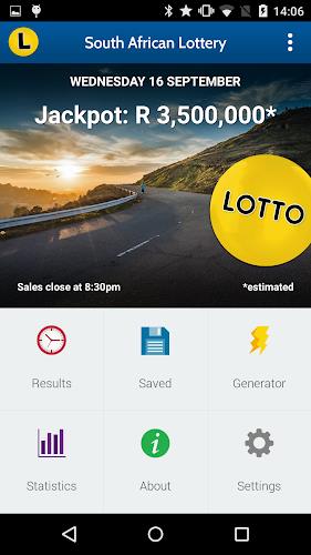 SA Lotto & Powerball Results ภาพหน้าจอ 0