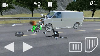 Moto Crash Simulator: Accident ภาพหน้าจอ 1