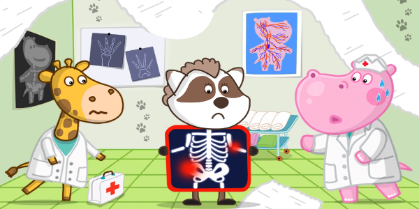 Hippo doctor: Kids hospital Screenshot 0