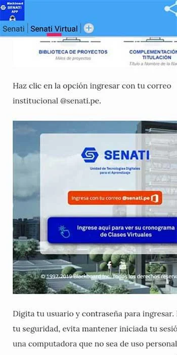 Senati Blackboard应用截图第2张