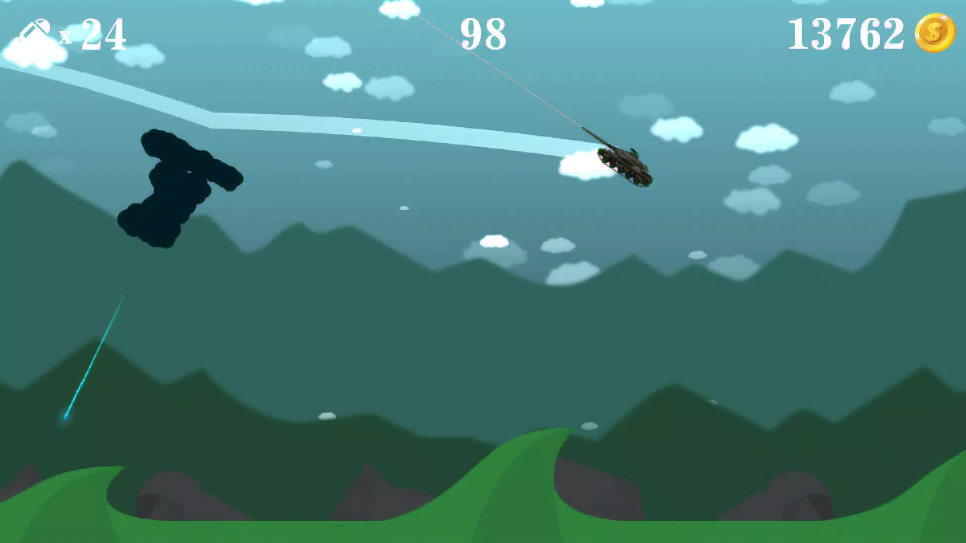 Flip the tank blast shot Tangkapan skrin 1
