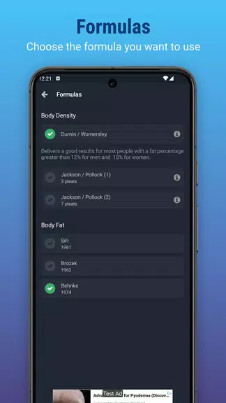Plixi - Fat calculator ဖန်သားပြင်ဓာတ်ပုံ 1