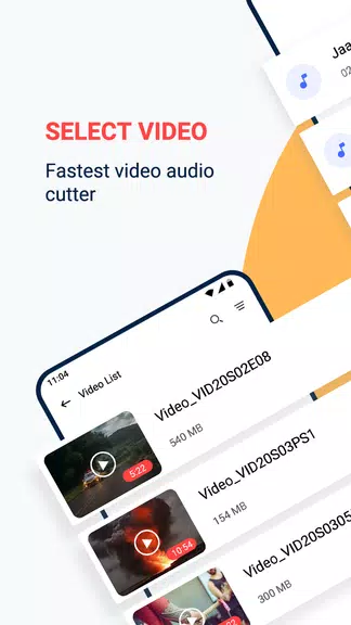 Video Cutter, Cropper, Audio C Ekran Görüntüsü 1