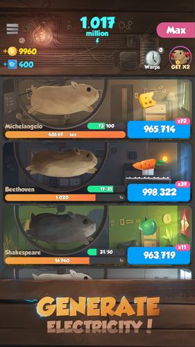 Hamsters: Idle Game Captura de tela 1