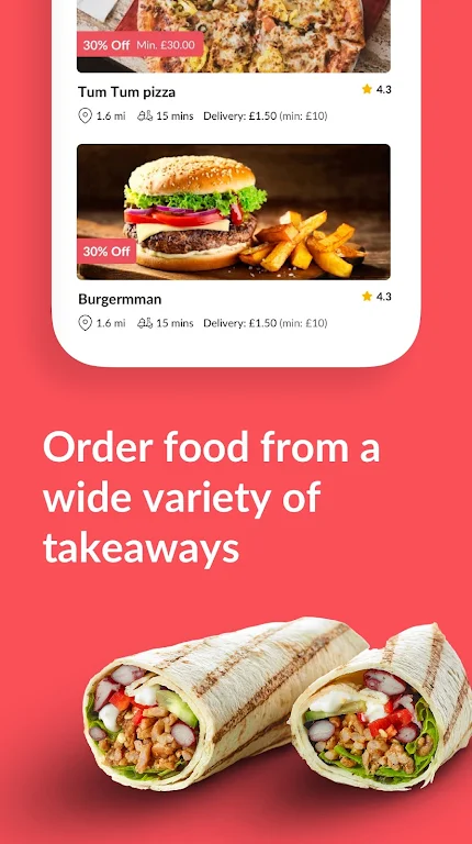 Foodhub - Online Takeaways スクリーンショット 0