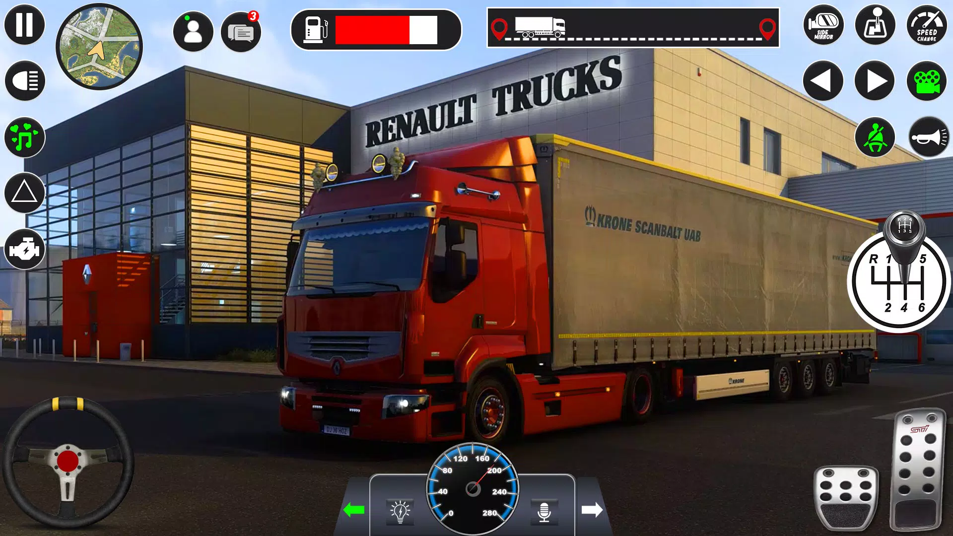 Euro Cargo Truck Simulator 3D Captura de pantalla 2