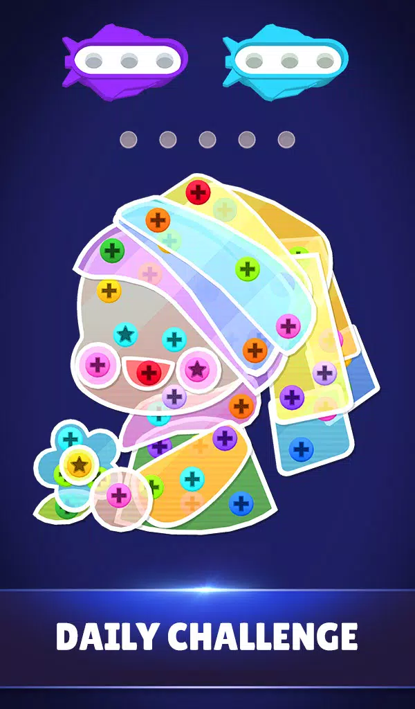 Screw Puzzle: 3D Nuts Jam Tangkapan skrin 3