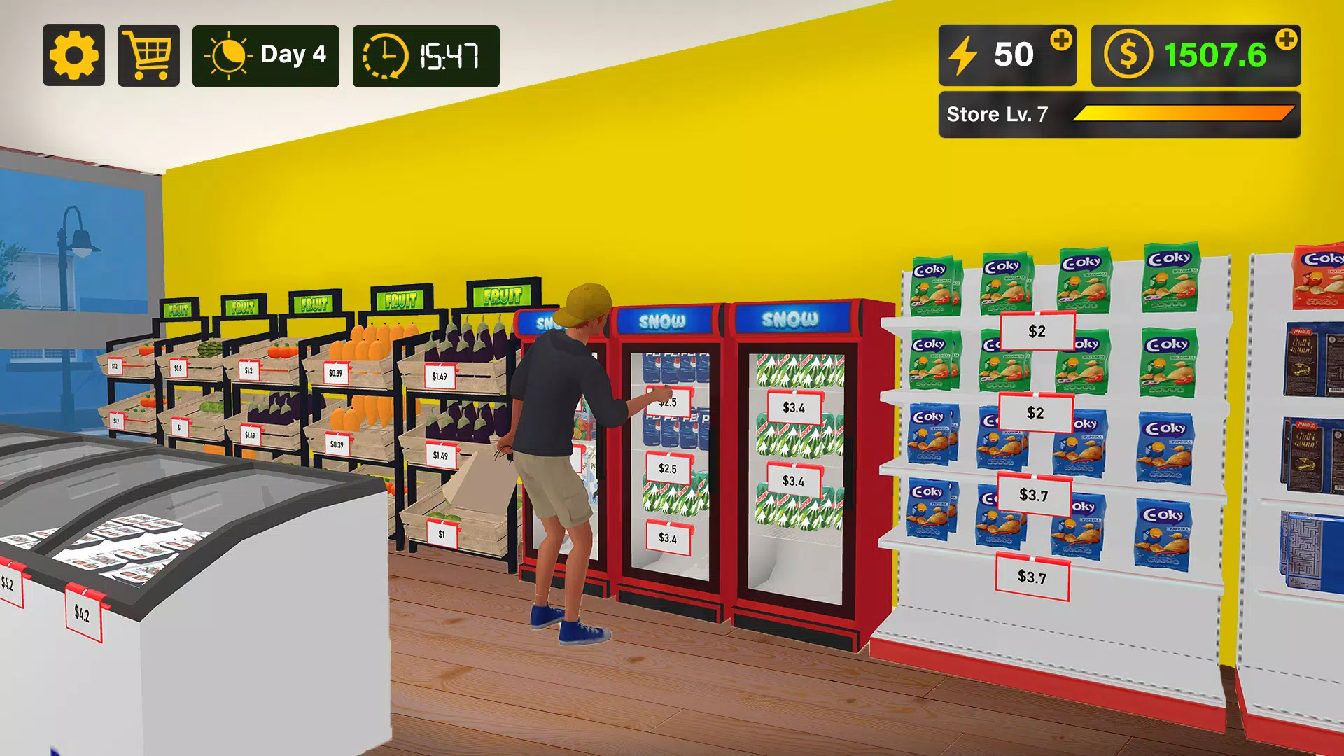 Supermarket 3D Simulation Game Schermafbeelding 0