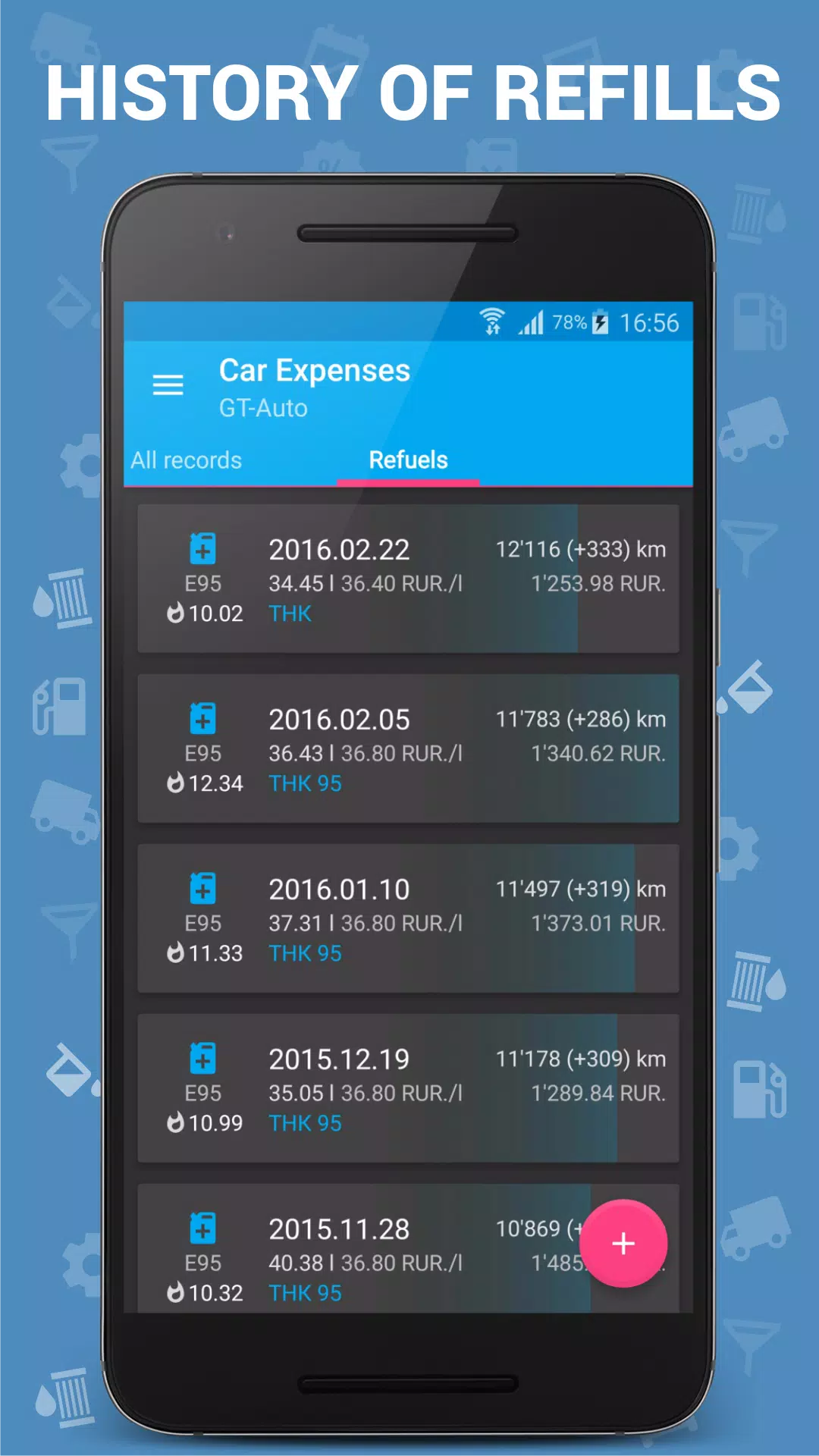 Car Expenses Manager ภาพหน้าจอ 2