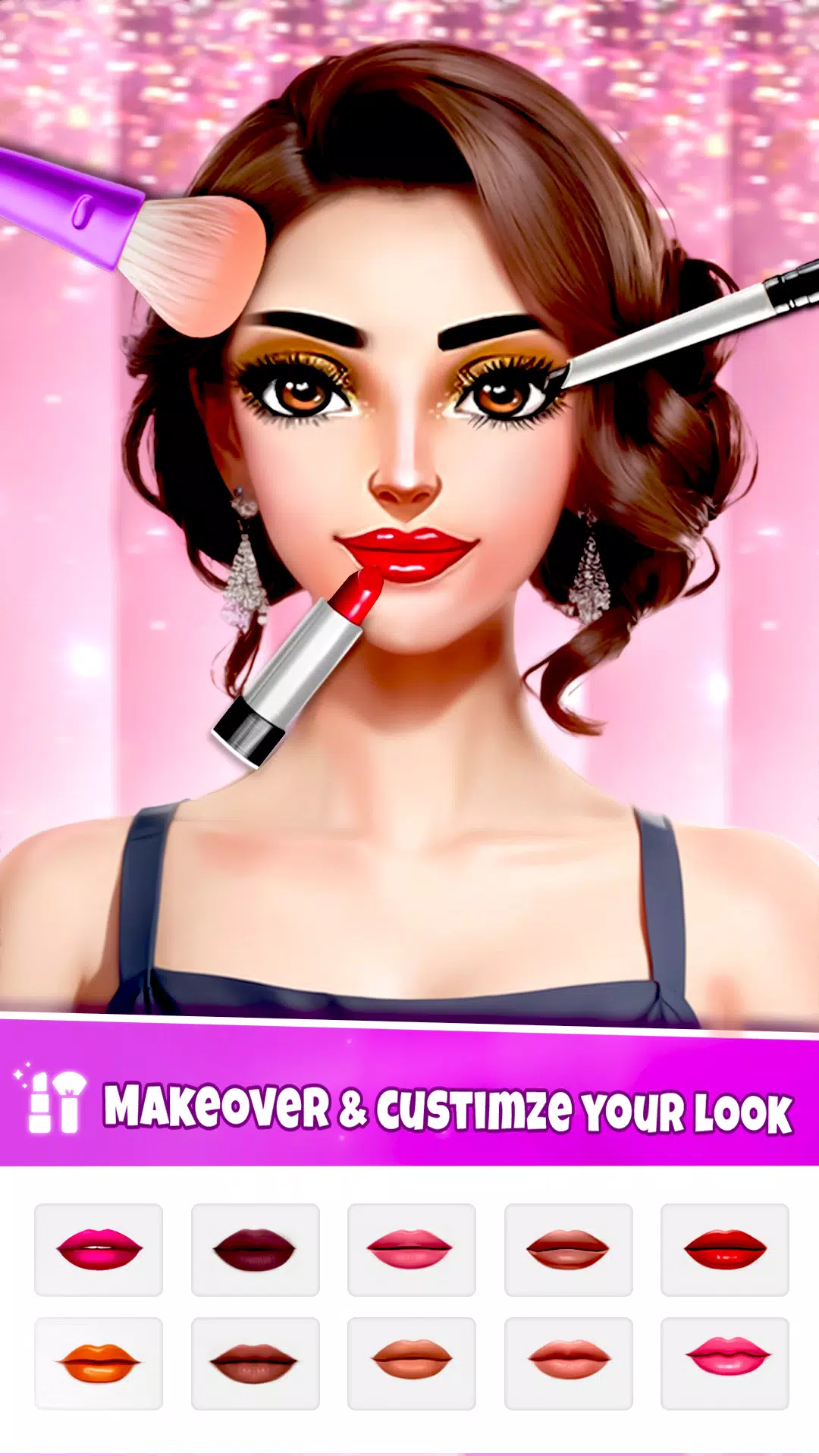 Fashion Dress Up, Makeup Game 스크린샷 0