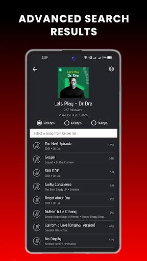 GetMp3 - Mp3 music downloader Ảnh chụp màn hình 1