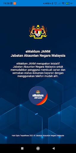eMaklum JANM ภาพหน้าจอ 0