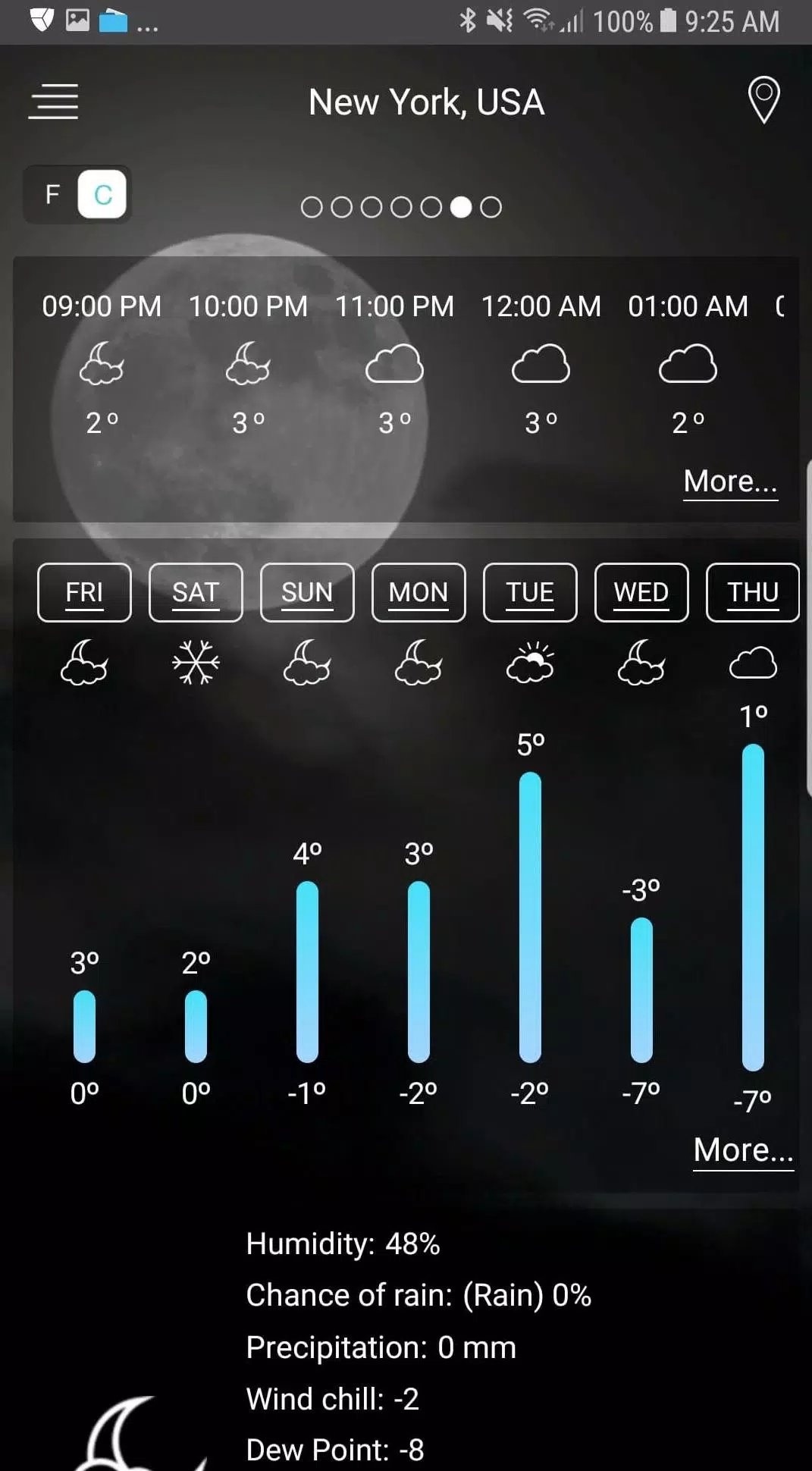 Weather app 螢幕截圖 1
