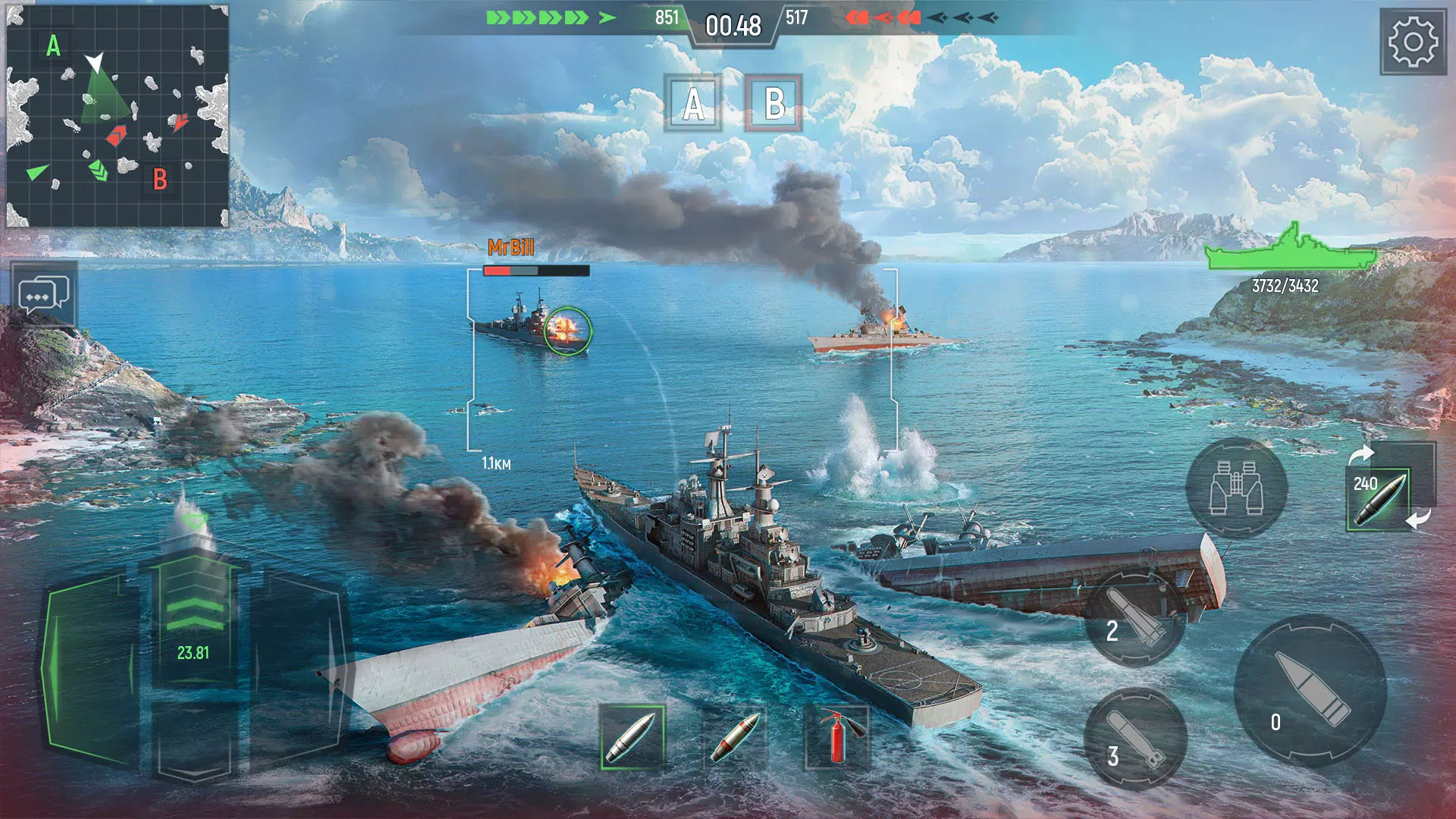 Force of Warships Zrzut ekranu 1