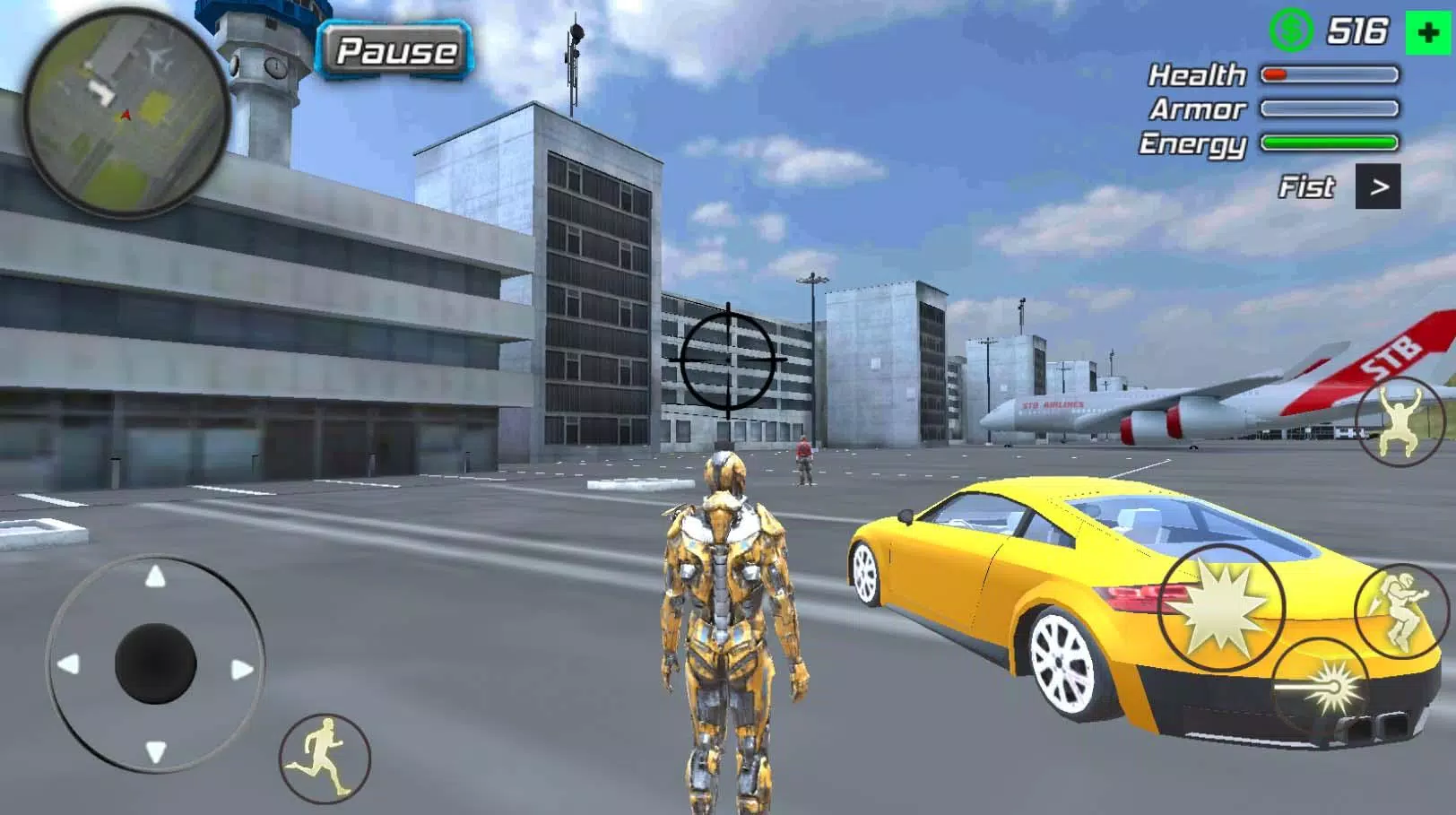 Super Crime Iron Hero Robot 스크린샷 3