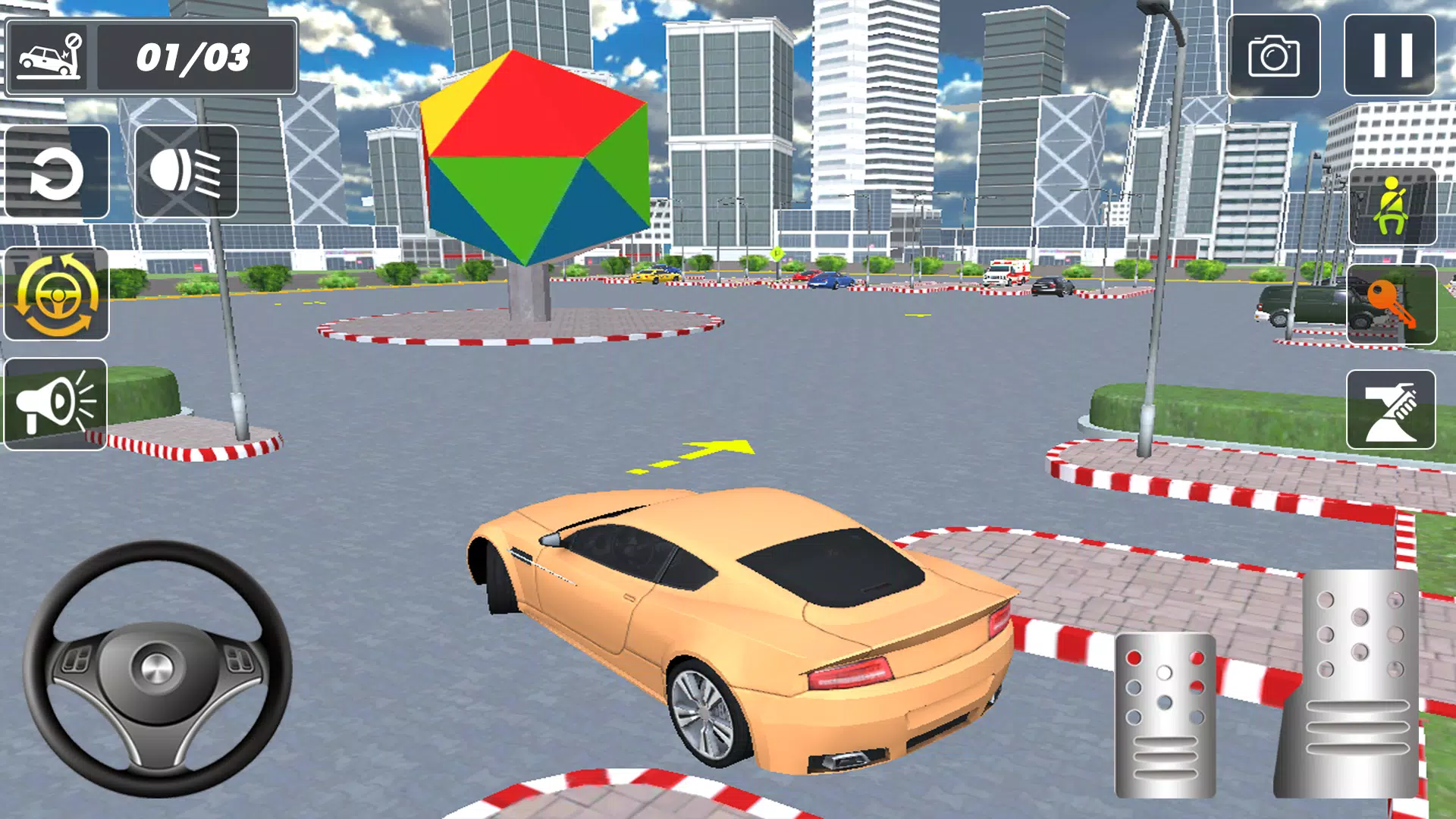 Car Parking 3D Simulation Game Tangkapan skrin 1