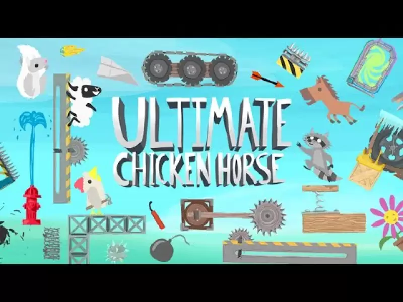 Ultimate Chicken Horse gameplay screenshot