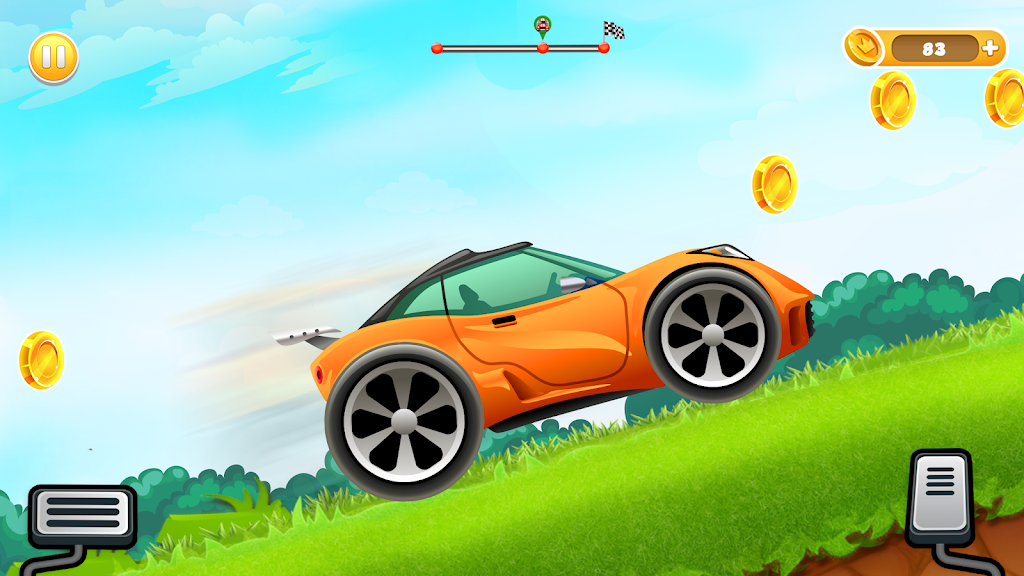 Uphill Races Car Game For Boys Zrzut ekranu 0