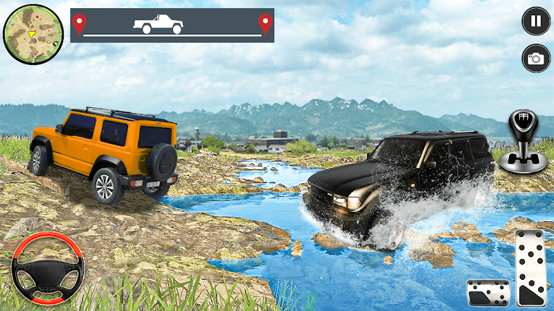 4x4 Turbo Jeep Racing Mania 스크린샷 1