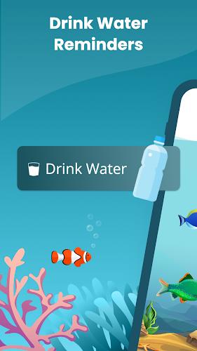 Drink Water Reminder Aquarium Ảnh chụp màn hình 0