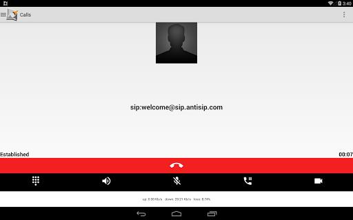 Voip By Antisip (+Video) 스크린샷 1