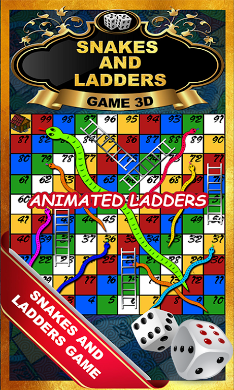 Snakes And Ladders Star:2019 New Dice Game Captura de tela 2