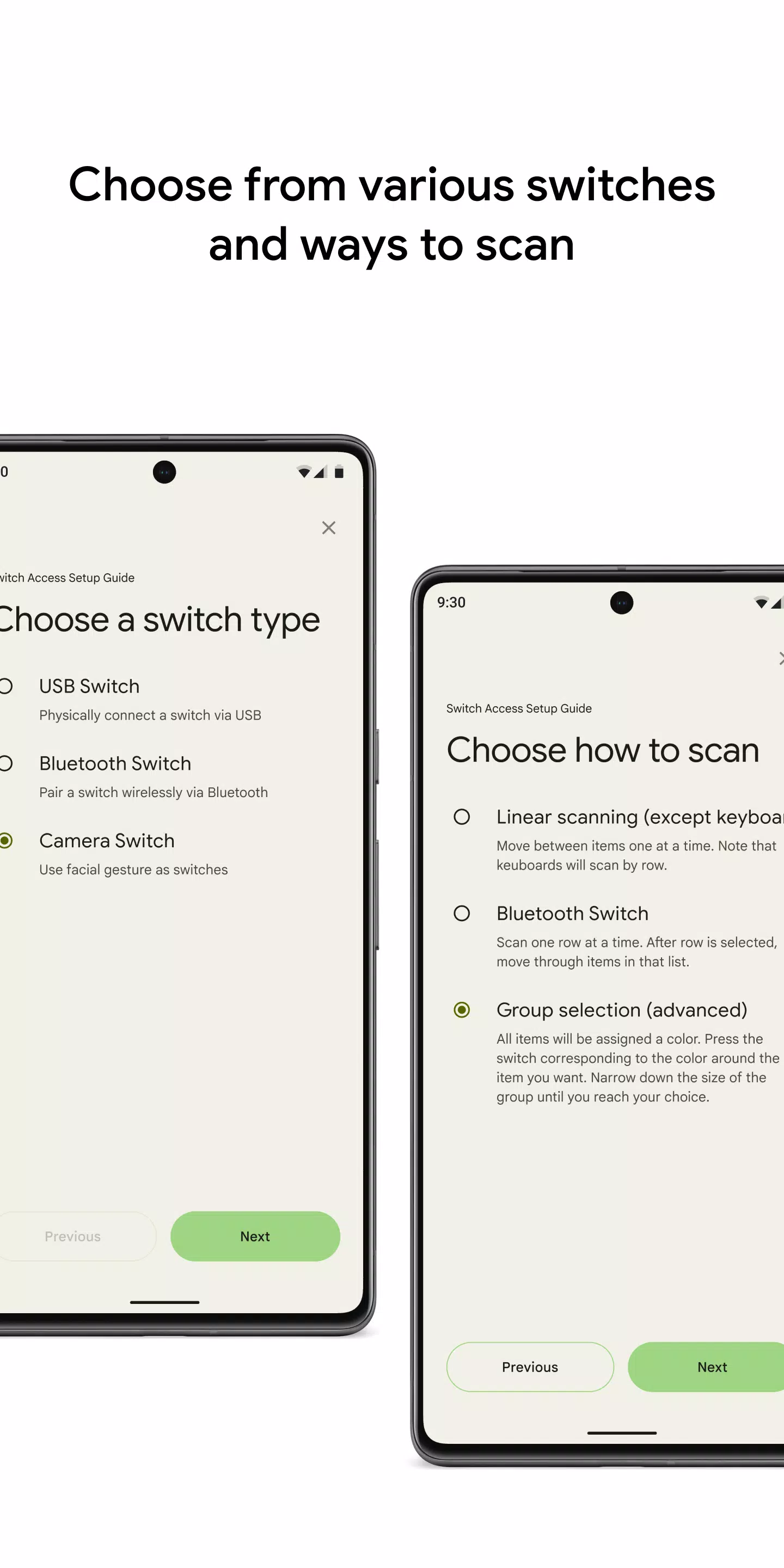 Schermata Switch Access 2