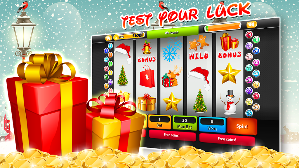 Christmas Slots Casino Скриншот 0