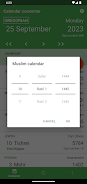 Calendar Converter Скриншот 1