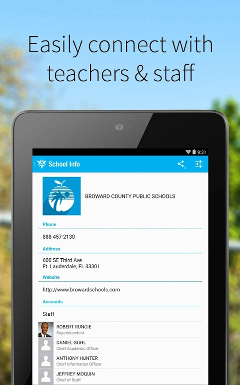 Broward County Public Schools Captura de pantalla 1