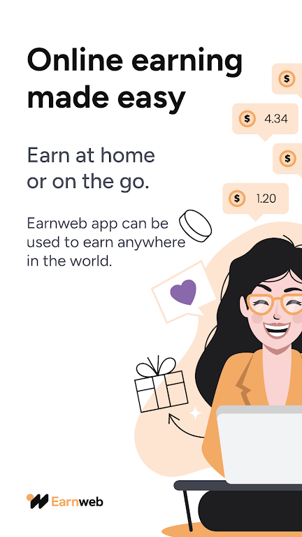 Earnweb: Earning app & website ภาพหน้าจอ 0