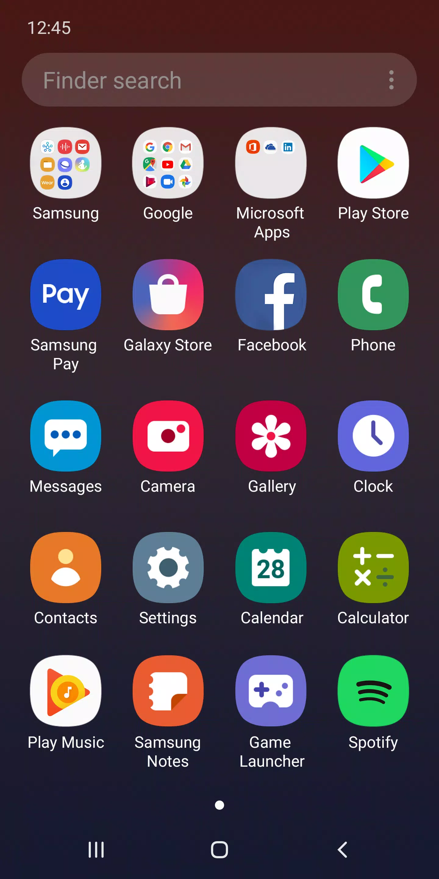 Samsung One UI Home Ekran Görüntüsü 1