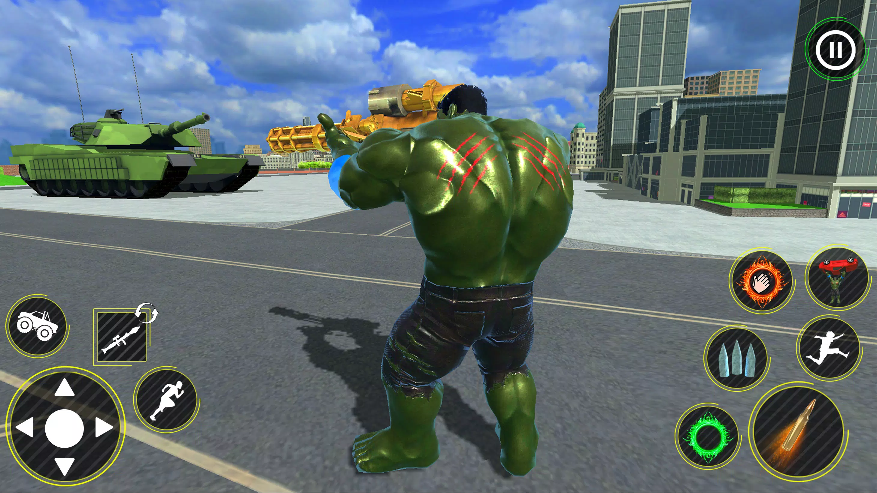 Incredible Monster Hero 3D War 螢幕截圖 2