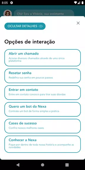 Vitória - Assistente Virtual N Ekran Görüntüsü 2
