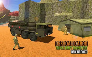 Offroad US Army Truck Driving应用截图第2张