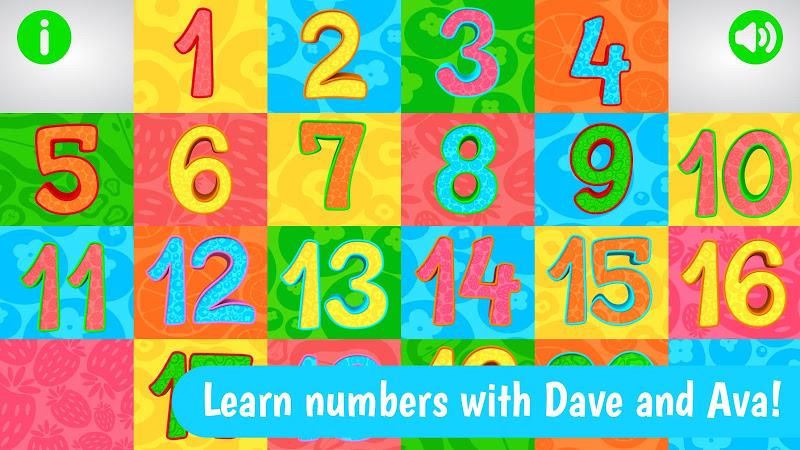 Numbers from Dave and Ava Ảnh chụp màn hình 0