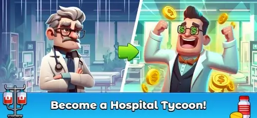 Hospital Empire - Idle Tycoon Schermafbeelding 1