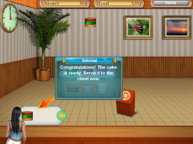 cake shop girls games Captura de pantalla 0