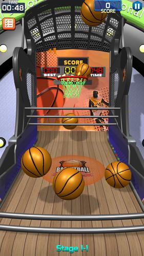 Flick Basketball Stages Скриншот 0