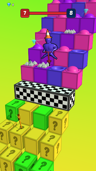 Pop It Run! 3D Mod 螢幕截圖 1