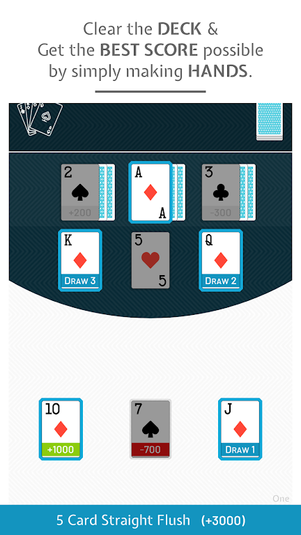 9-Draw: Poker Solitaire Puzzle Captura de tela 0