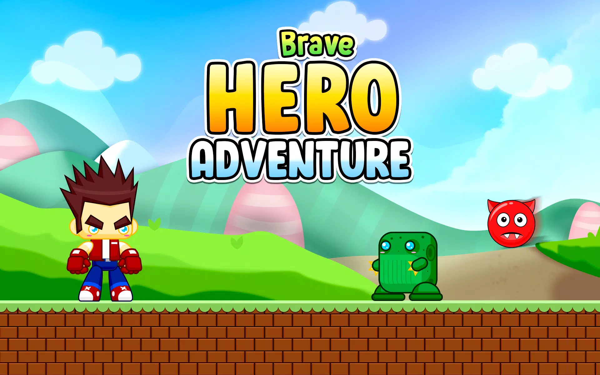 Brave Hero Adventures Game 螢幕截圖 0