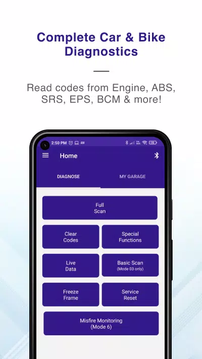 OBD Scanner ELM327: GaragePro 螢幕截圖 0