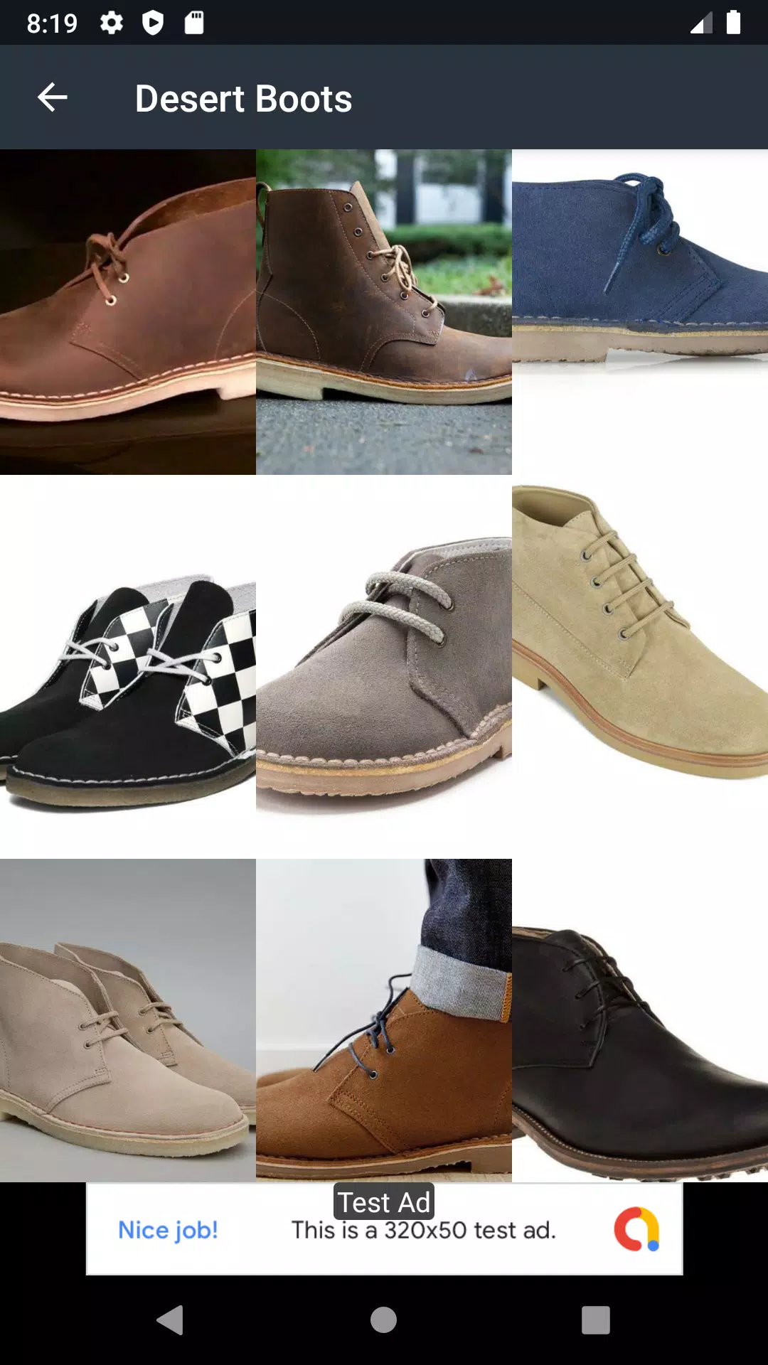 Schermata Desert Boots Ideas 1