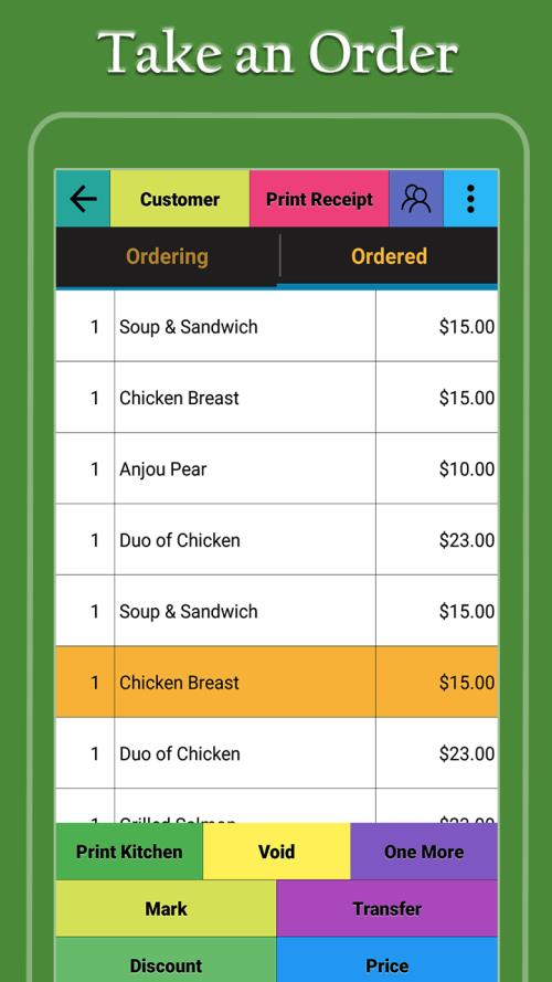 Restaurant Point of Sale Screenshot 3