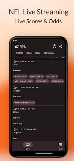 Dofu - NFL Live Streaming Screenshot 2