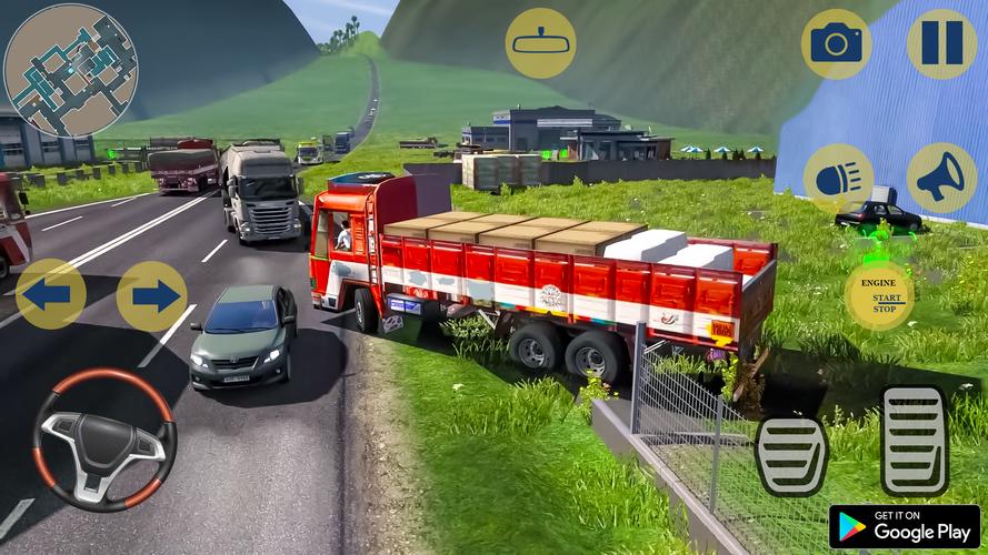 Indian Truck Cargo Truck Games Captura de pantalla 1