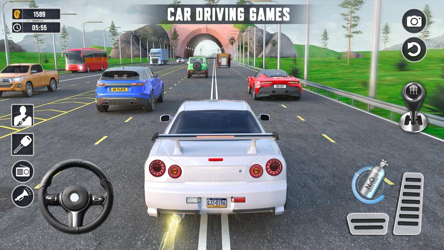 Real Highway Car Racing Games Screenshot 0